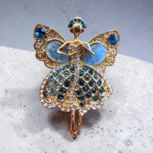 Moonbeam Ballerina Fairy Brooch / Necklace Charm