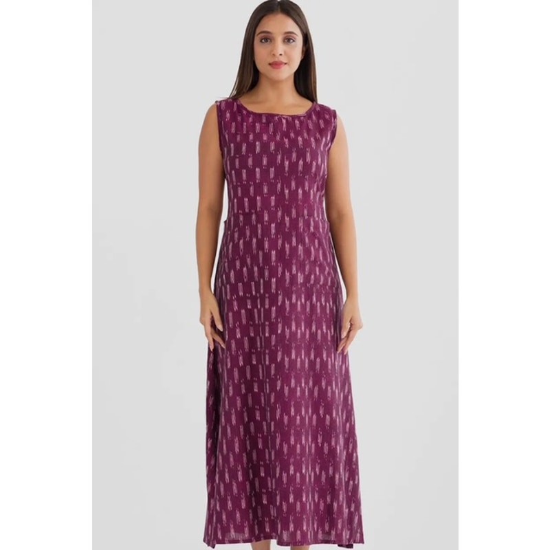 SEVYA HANDMADE - Neela Ikat Handloom Dress - Medium - Image 3