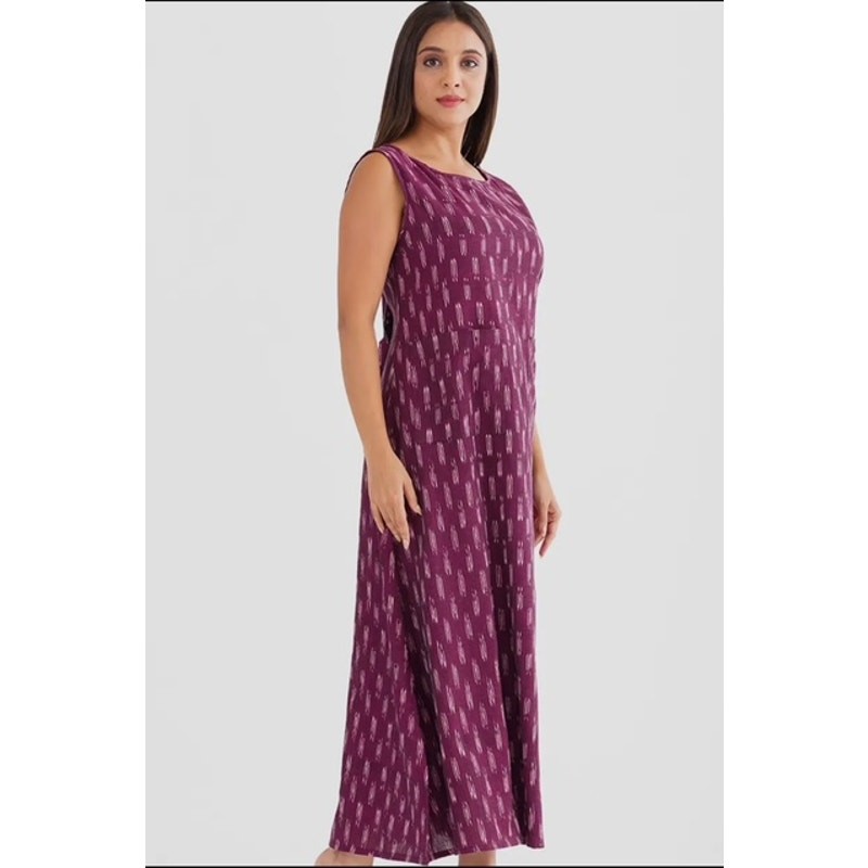 SEVYA HANDMADE - Neela Ikat Handloom Dress - Medium - Image 5