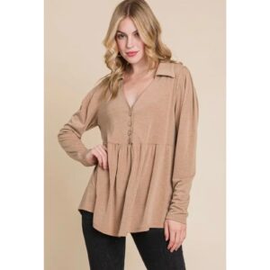 The "Driftwood Darling" Tunic Top