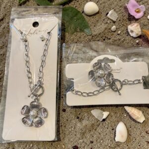 The Island Breeze Pearl Blossom Fashion Jewelry Set