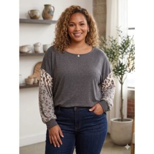 The "Wild Tide" Tunic Top - 3X