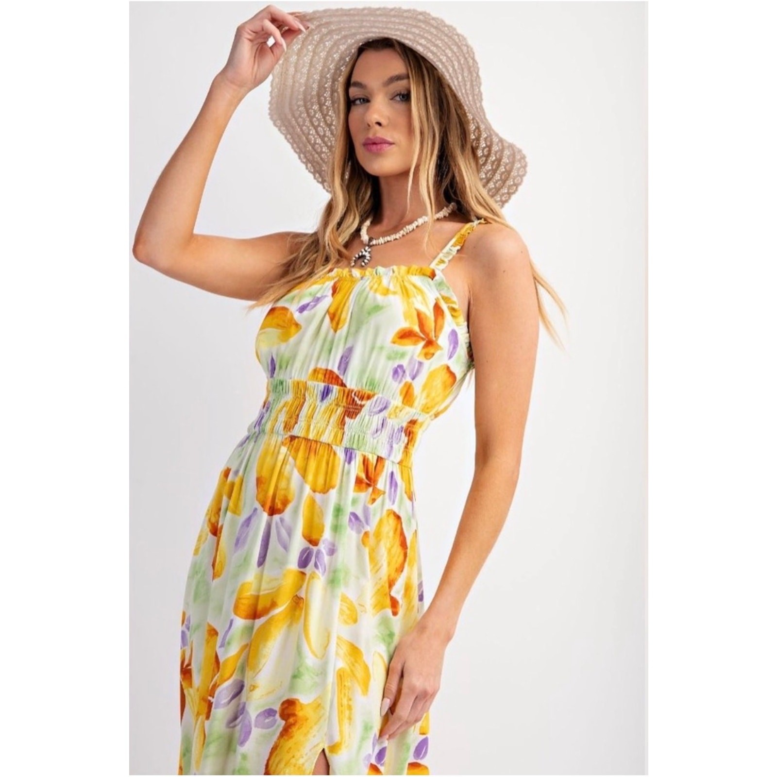 Easel - Sexy Summer Challie Maxi Dress - Medium - Image 4