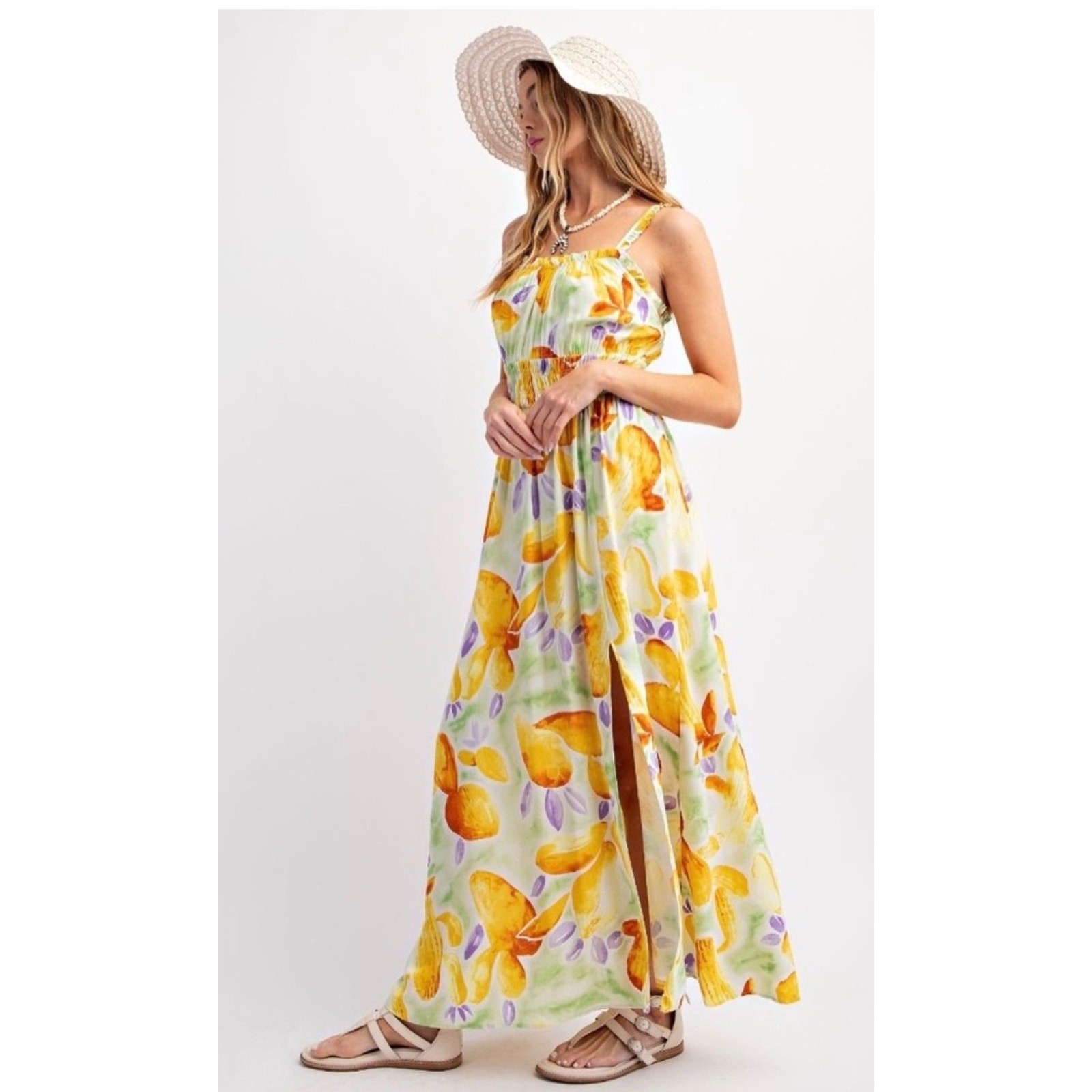 Easel - Sexy Summer Challie Maxi Dress - Medium - Image 5