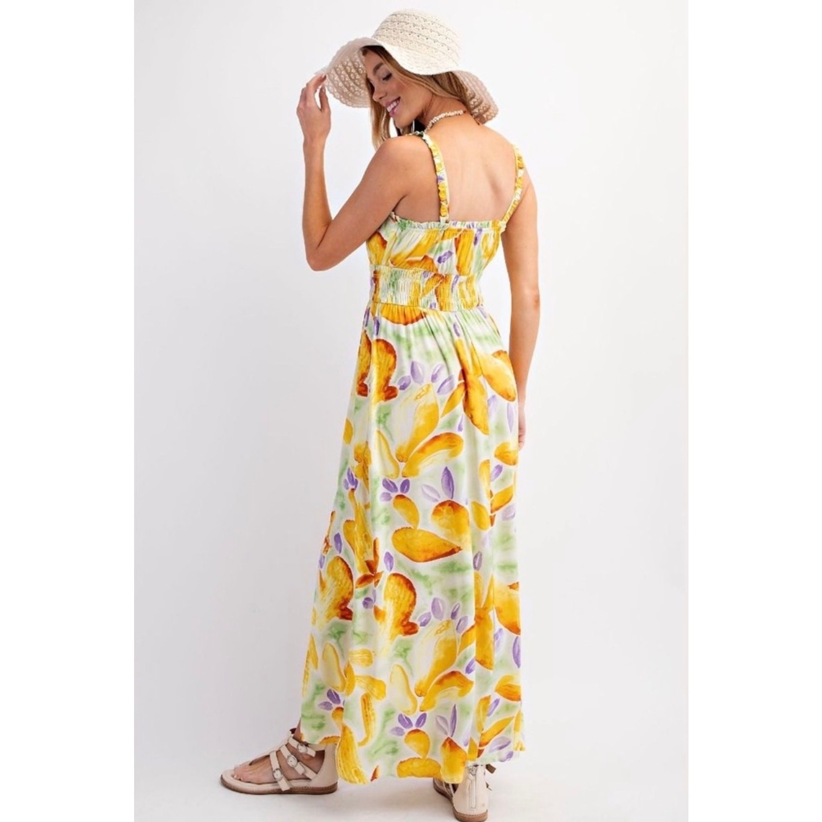 Easel - Sexy Summer Challie Maxi Dress - Medium - Image 6