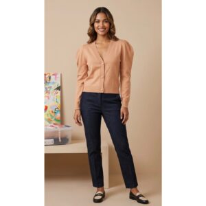 Promesa USA - Puff Sleeve Cardigan - Small