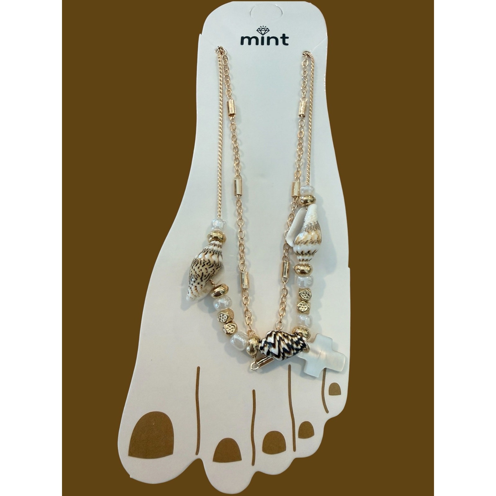 Coastal Grace Shell Anklet