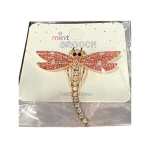Malibu Pink Dragonfly Brooch
