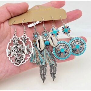 Oceanside Boho Earrings - Where the West Meets the Coast Vibe