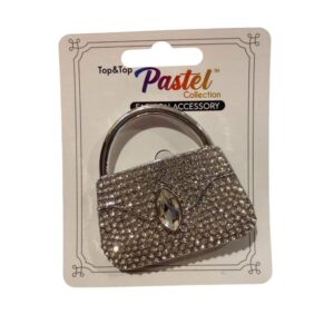 The "Silver Soiree Handbag" Brooch