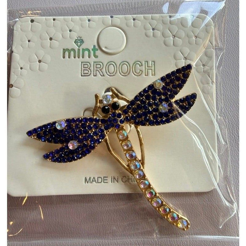 Moonlight Orchid Drangonfly Brooch - Image 3