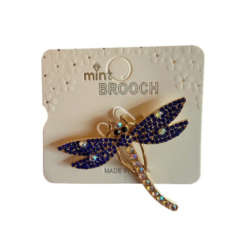 Moonlight Orchid Drangonfly Brooch - Image 4