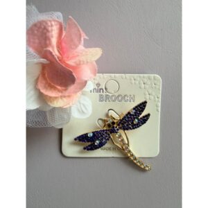 Moonlight Orchid Drangonfly Brooch