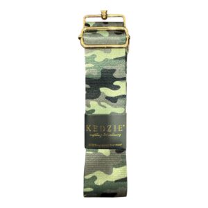 Kedzie Interchangable Bag Strap - Camo w/Gold Hardware